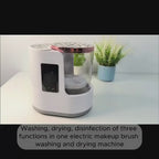 Electric Makeup Brush Cleaner Rechargeable Makeup Brushes Cleaning Tool Automatic Makeup Brush Cleaning Stand Device
