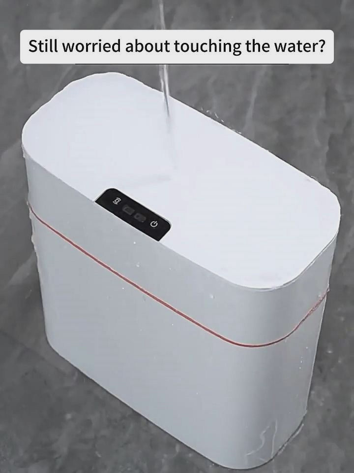 Smart Trash Can With Lid For Bedroom And Living Room Kitchen Storage Box Trash Can Induction Small Car Box Automatic Smart Dustbin Smart Trash Bin
