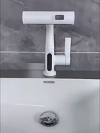 Intelligent Digital Display Faucet Pull-out Basin Faucet Temperature Digital Display Rotation